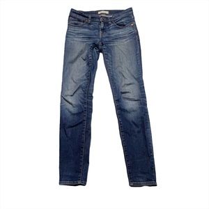Madewell “Skinny Skinny” Denim Jeans Boho Preppy Streetwear Casual Size 25